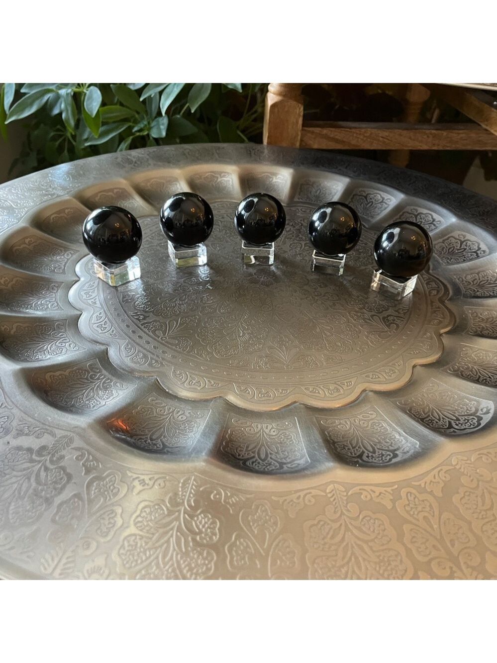 Black Obsidian Sphere